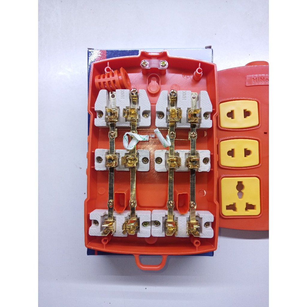 Ổ CẮM 6 LỖ SIÊU CHỊU TẢI HINOKI 6000W - HÀNG CHẤT LƯỢNG CHỐNG VỠ, CHÁY NỔ