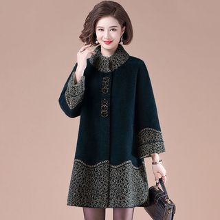Áo khoác dày vừa mùa đông cho mẹ trung niên 40-50 tuổi, áo khoác nữ trung niên