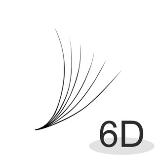 Mi fan 5D LASHES SUPPLY độ cong C - CC - D, độ dày 0.10 - 1 hộp 1000 fan - dụng cụ nối mi
