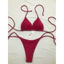 Bikini 2 mảnh đồ bơi áo tắm áo tam giác nhiều kiểu màu đỏ đô nâng tông da ( hình shop chụp )