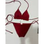 Bikini 2 mảnh đồ bơi áo tắm áo tam giác nhiều kiểu màu đỏ đô nâng tông da ( hình shop chụp )