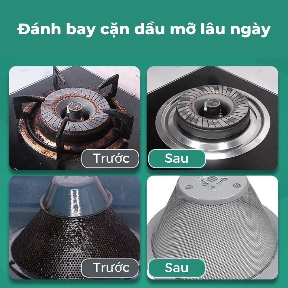 Tẩy dầu mỡ bếp - Xoong nồi - Nguyên Hoàng