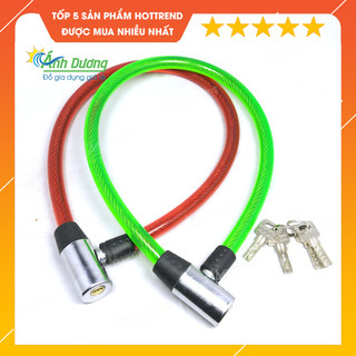 Khóa dây cáp chống trộm xe đạp, xe máy