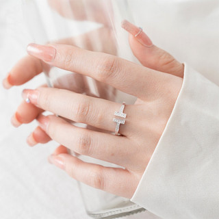 Nhẫn bạc nữ S925 Lamy H-Shaped Ring Silver 8095 - Nhẫn bạc ta, cao cấp