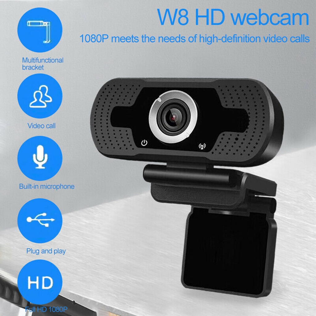 (Xả kho HCM) Webcam Full Hd 1080P 4K Usb Web Camera Pc Có Micro Tích ...