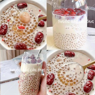 Trà sữa dưỡng nhan thảo mộc, set nguyên liệu đủ vị, mix sẵn, giúp dưỡng nhan, đẹp da - Lãn Ông