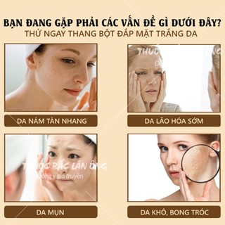Trà sữa dưỡng nhan thảo mộc, set nguyên liệu đủ vị, mix sẵn, giúp dưỡng nhan, đẹp da - Lãn Ông