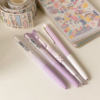 Bút bi đen mực gel Mura cute ngòi kim 0.5mm Nhà Kawaii
