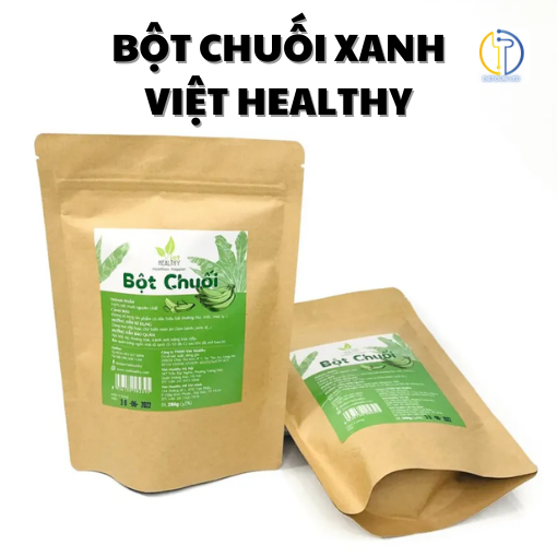 Bột chuối xanh Viethealthy nguyên chất 100% giàu tinh bột kháng giảm cân 250g