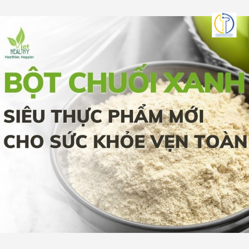 Bột chuối xanh Viethealthy nguyên chất 100% giàu tinh bột kháng giảm cân 250g