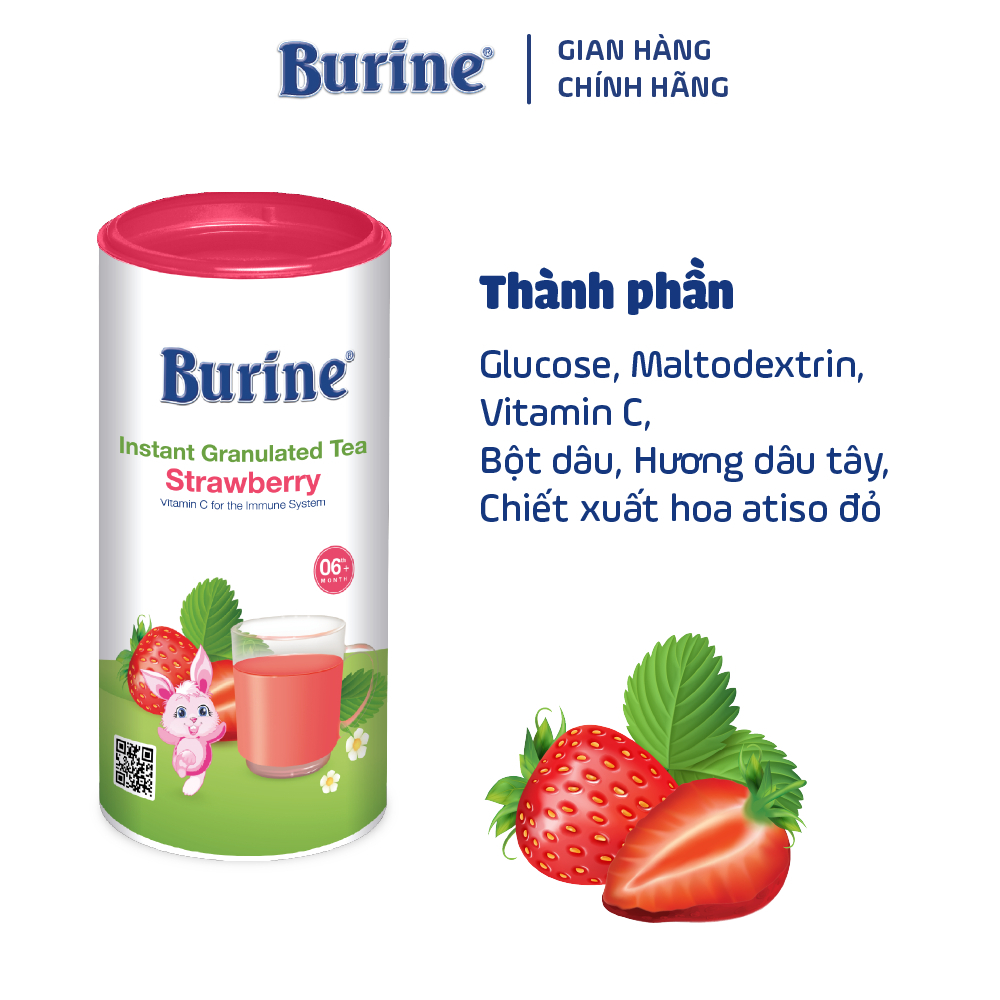 Ảnh Trà cốm hoa quả Burine các vị 200g bổ sung Vitamin, tăng đề kháng cho bé_HiPP 2