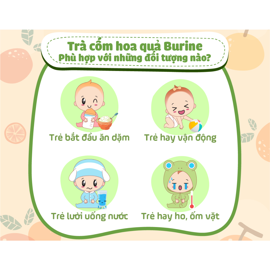 Ảnh Trà cốm hoa quả Burine 200g bổ sung Vitamin C, tăng đề kháng 4