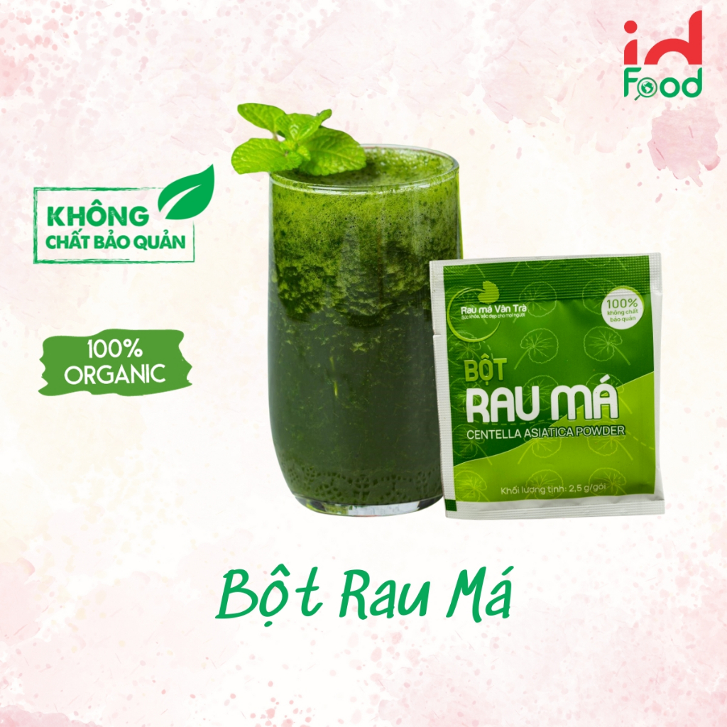 Bột Rau Củ Nguyên Chất Vân Trà Gói 2.5g Vị Rau Má