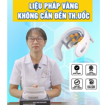 Máy Massage cổ vai gáy Schlauer ,Máy massage cổ vai gáy cao cấp Đức chính hãng giải pháp vàng không cần dùng thuốc