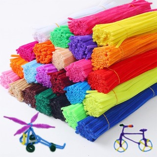 Kẽm nhung lông xù làm hoa bó 50 sợi đủ màu mềm mịn handmade dùng làm hoa đào, tầm xuân, trang trí cây thông, đồ chơi