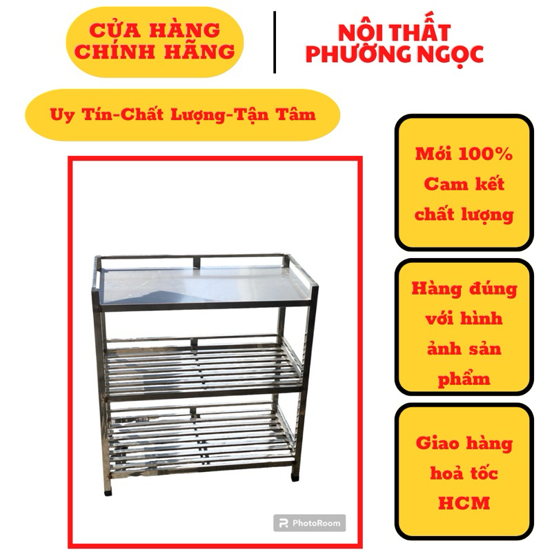 Kệ INox Bền Đẹp INox 100% đảm bảo chất luọng ( nhận đặt hàng theo yêu cầu)