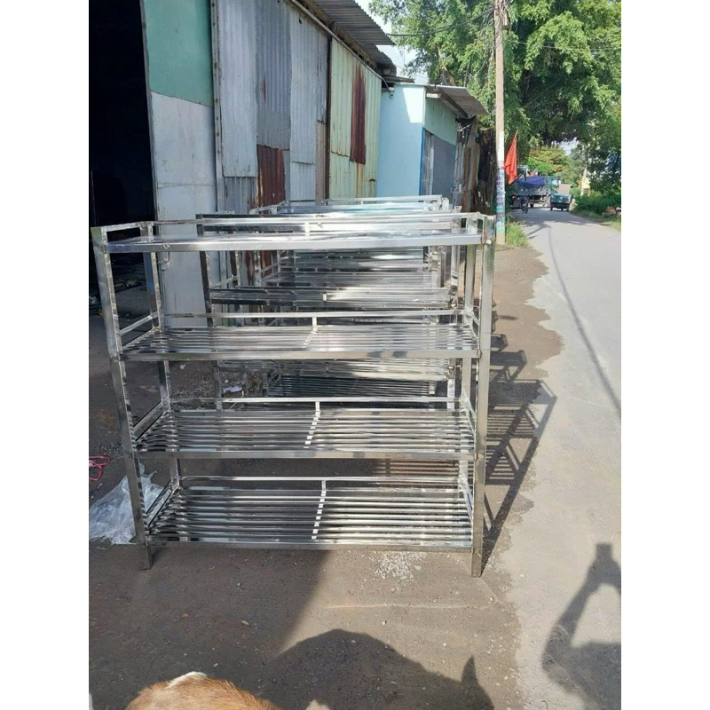 Kệ INox Bền Đẹp INox 100% đảm bảo chất luọng ( nhận đặt hàng theo yêu cầu)