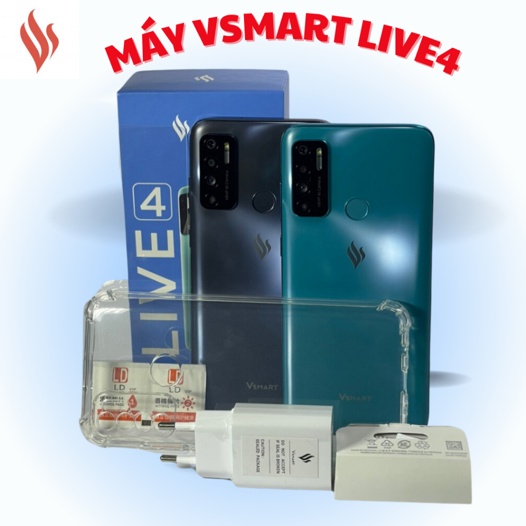 Điện Thoại Vsmart Live 4 6GB+64GB cũ dưới 2tr màu đen, xanh , Chính ...