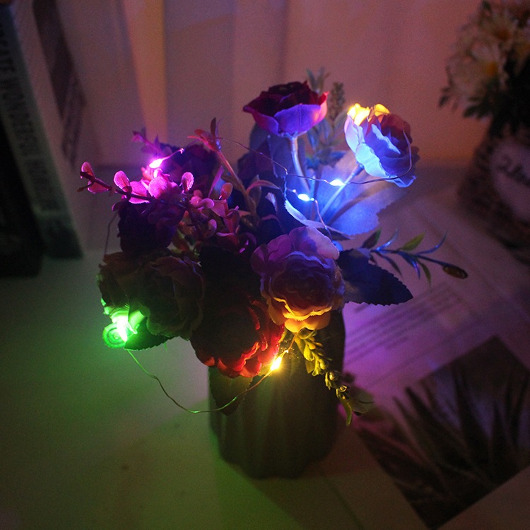 Đèn trang trí Led 3 độ nháy sáng bao gồm pin