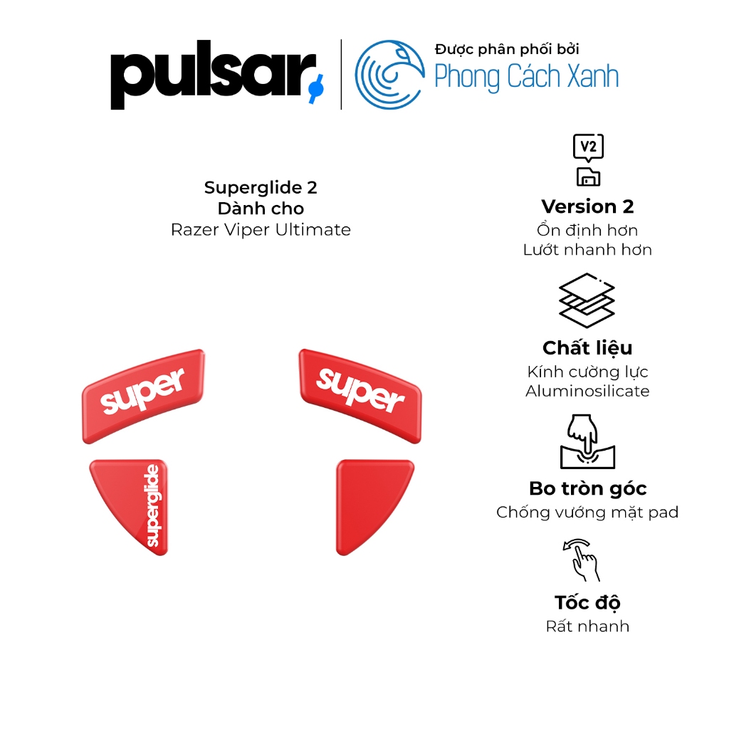 Feet chuột Pulsar Superglide 2 - Razer Viper Ultimate - Hàng Chính Hãng ...