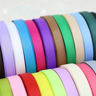 Cuộn dây ruy băng gân bản 1cm (91 mét) gói quà, trang trí tiệc,đồ handmade nhiều màu sắc