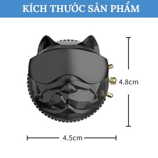 Sáp Thơm Ô Tô, Nước Hoa Cài Khe Cửa Gió Điều Hòa Xe Hơi Hình Đầu Chó BULLDOG Cao Cấp - Tặng Kèm Nước Hoa VER 2
