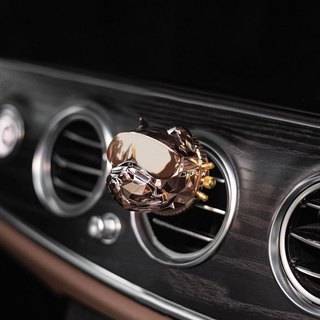 Sáp Thơm Ô Tô, Nước Hoa Cài Khe Cửa Gió Điều Hòa Xe Hơi Hình Đầu Chó BULLDOG Cao Cấp - Tặng Kèm Nước Hoa VER 2