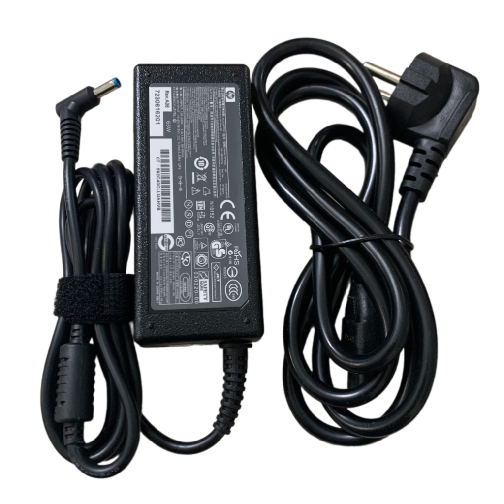 Sạc zin HP envy chân kim nhỏ xanh 19.5v 3.33a 65w Dùng Cho Các Dòng HP Pavilion Chromebook Stream Spectre NEW 100%
