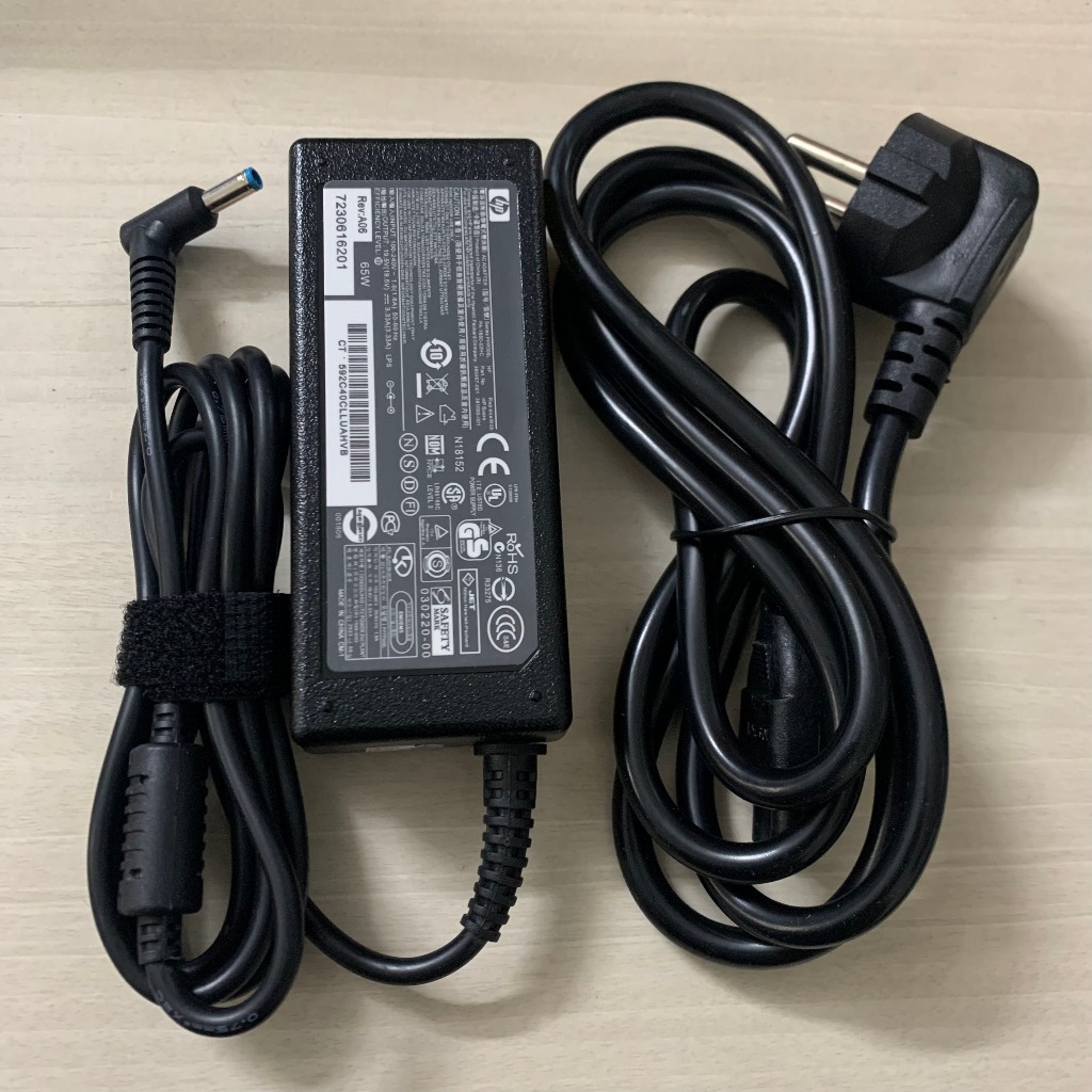 Sạc zin HP envy chân kim nhỏ xanh 19.5v 3.33a 65w Dùng Cho Các Dòng HP Pavilion Chromebook Stream Spectre NEW 100%