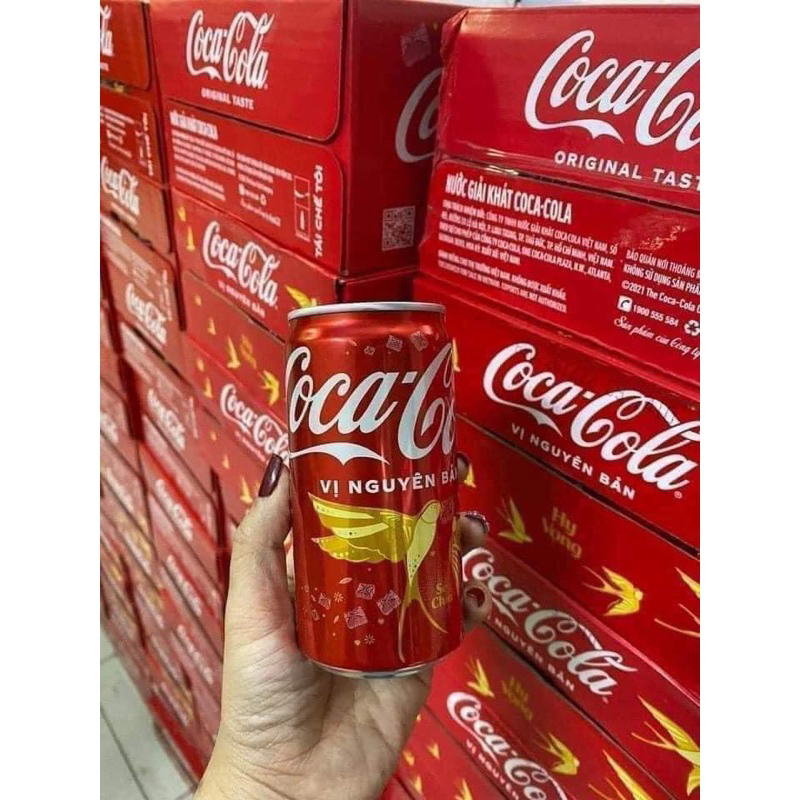 Thùng 24 Lon Nước Giải Khát Coca Cola Vị Nguyên Bản 235ml - Tạp Hoá PTT ...