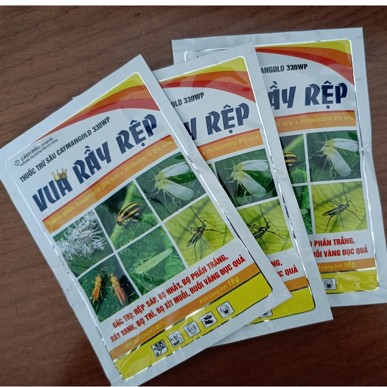 Chế phẩm Vua Rầy Rệp trừ bọ trĩ bọ phấn bọ nhảy trên sen đá - hoa hồng ...