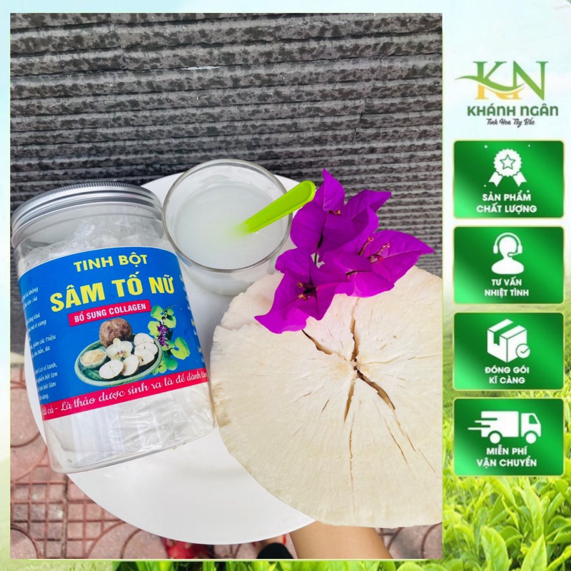 Tinh Bột Sâm Tố Nữ – Nguyên Chất, Dễ Dùng – 100% Thảo Dược Tây Bắc – 500gr