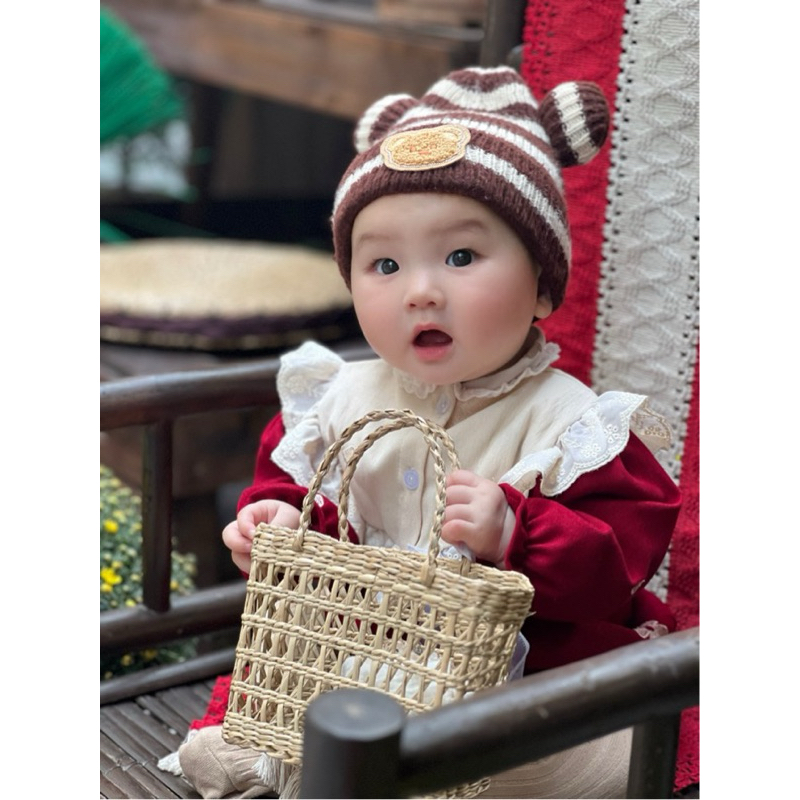 Bodysuit cho bé gái diện Noel kiểu dáng tiểu thư dễ thương Tiệm Nhà Bơ