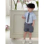 Set sơ mi công tử Batala Kids, Bộ com lê tết bé trai hàn quốc ba chi tiết siêu ngầu và phong cách 7-18kg
