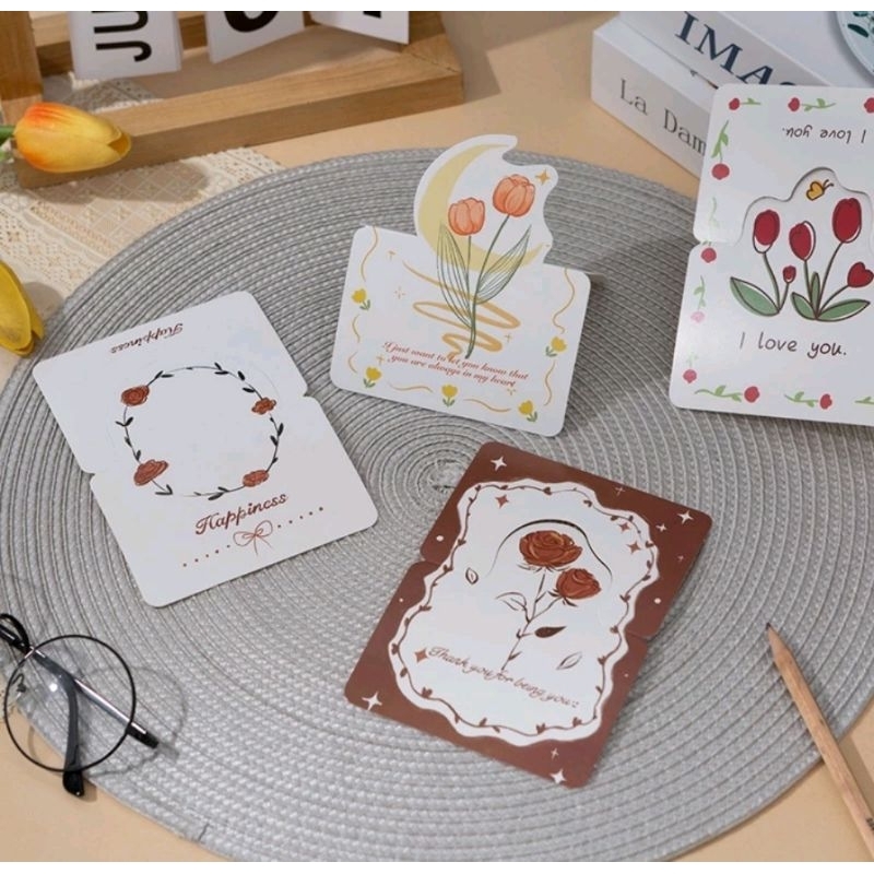 Combo 5 Thiệp Chúc Mừng , Thiệp Noel , Thiệp sinh nhật Nhiều Mẫu Đáng Yêu