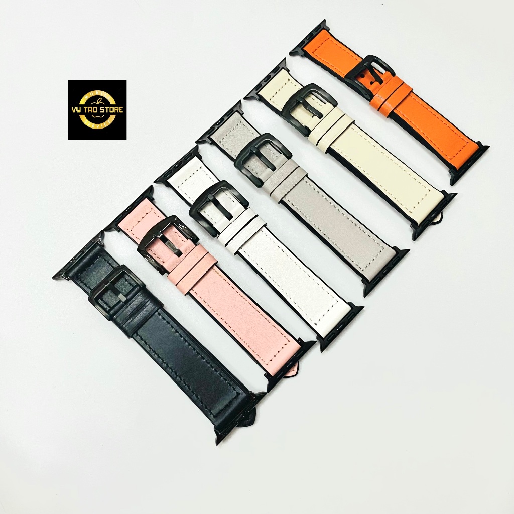 Dây da lộn mix cao su dành cho aplewatch cực đẹp