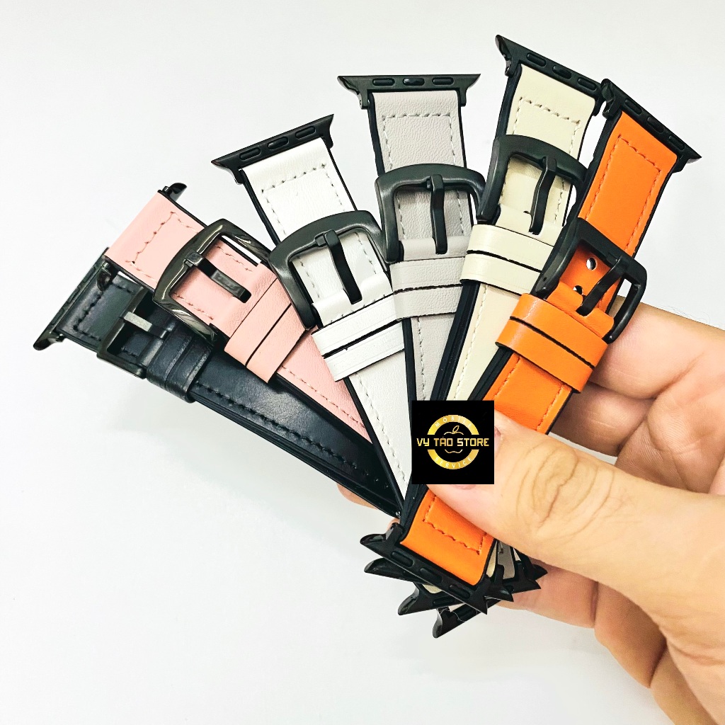 Dây da lộn mix cao su dành cho aplewatch cực đẹp
