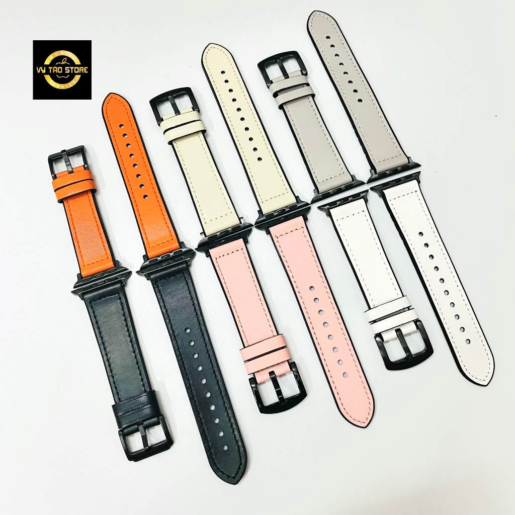 Dây da lộn mix cao su dành cho aplewatch cực đẹp