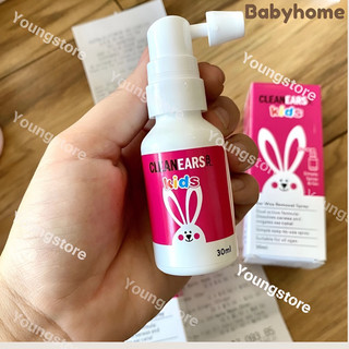 [Hàng CÔNG TY ] Xịt tan ráy tai cho bé Clean Ears cho trẻ từ 2 tháng tuổi