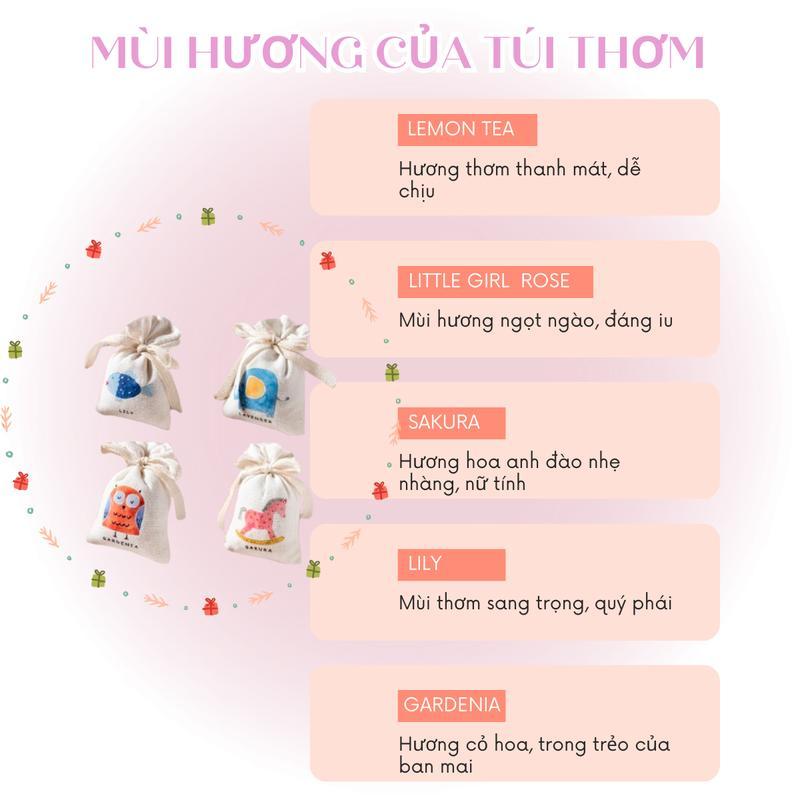 Hộp quà tặng Varomas Tinh Dầu Khuếch Tán Và TúiThơm, Giftbox Tặng Người Yêu Dịp Giáng Sinh - Noel, Valentine KT74