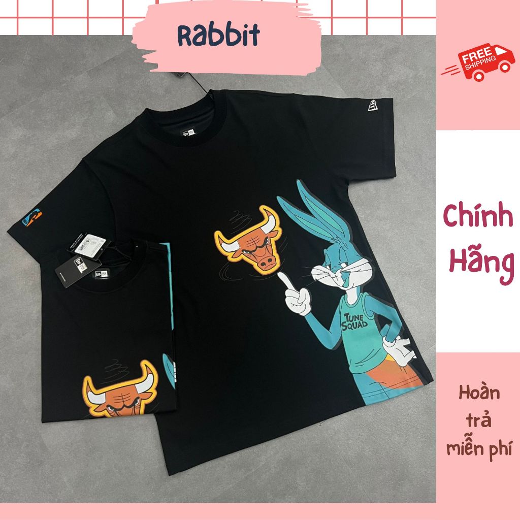 Áo Thun New Era Space Jam 2 Dunk Bunny Chicago Bulls Cream CODE ...