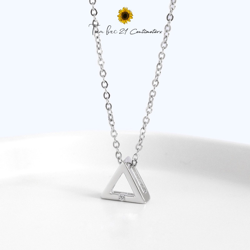 Ảnh Dây chuyền bạc Triangle, Dây chuyền Tiệm bạc 21Centimeters 1