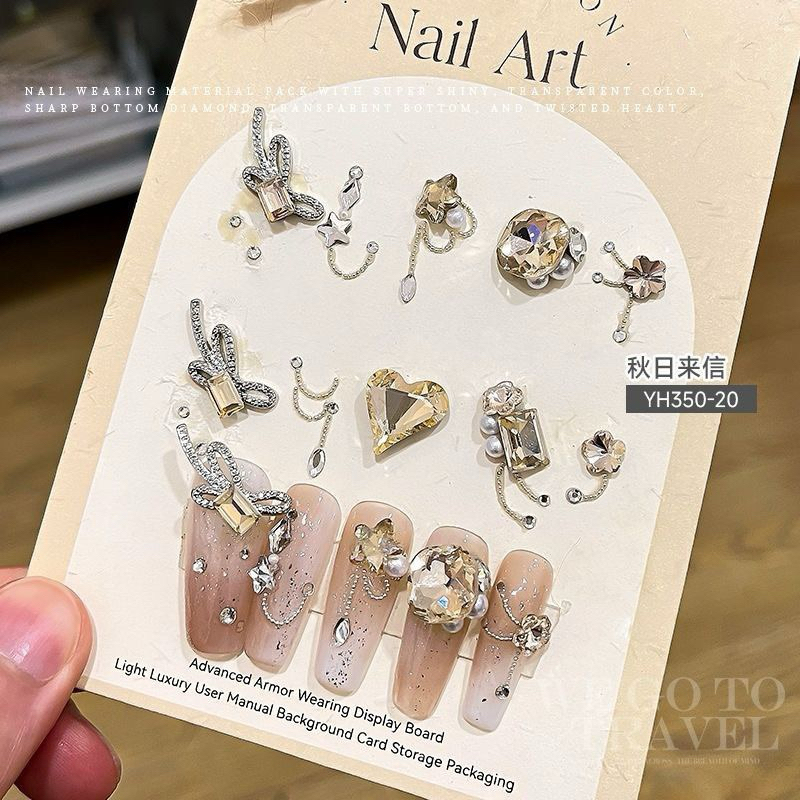 Túi đá khối 50 viên to, mix đủ size, đá nail box cao cấp