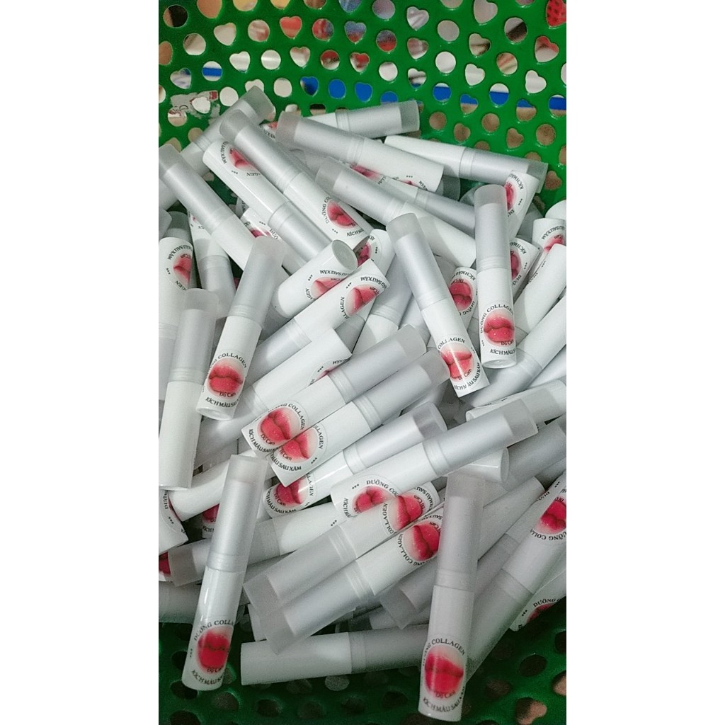 [SIÊU RẺ] Son dưỡng môi Gấc & Saffron Dạng Thỏi Nhỏ Gọn, Dưỡng Ẩm Hồng Xóa Thâm Môi