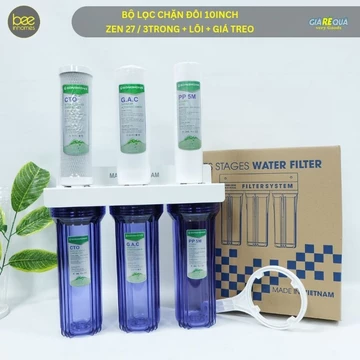 Bộ lọc nước sinh hoạt, Lọc thô đầu nguồn 3 cấp ren 21, hàng chất lượng, giá tốt