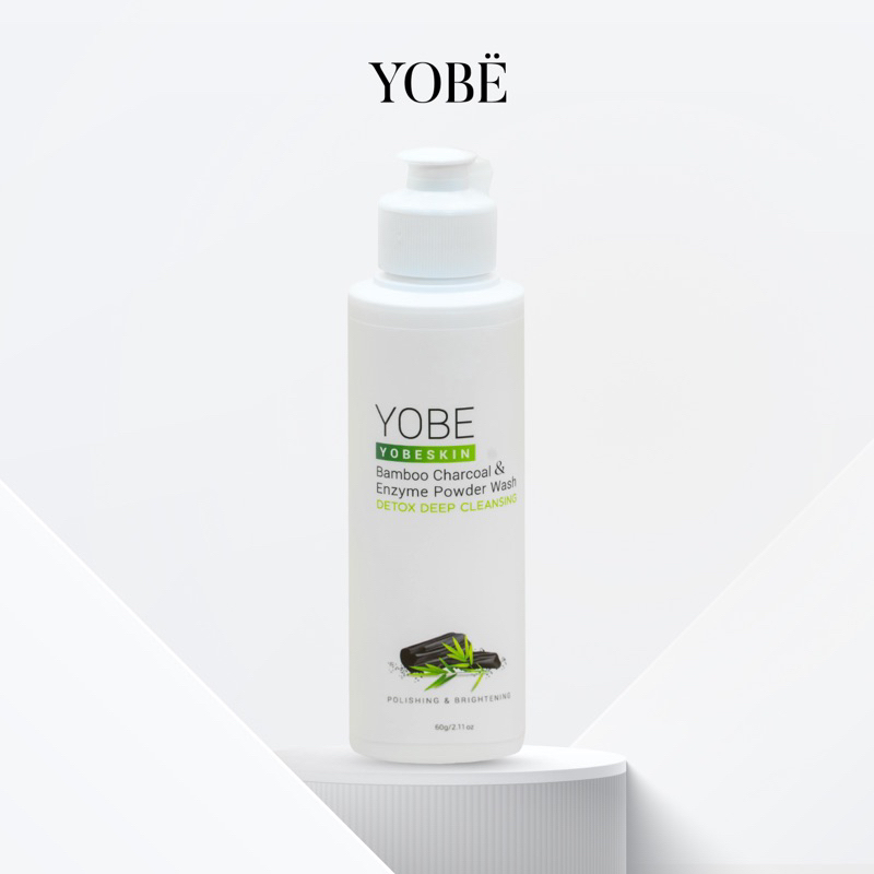 Bột Rửa Mặt Yobe - Ezym Và Than Tre Hoạt Tính Yobeskin [Chính Hãng]