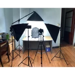 Bộ KIT SOFTBOX 50X70CM KÈM BÓNG ĐÈN LED NẤM ĐỔI ĐƯỢC 3 MÀU TIỆN DỤNG hoco. — ảnh 4