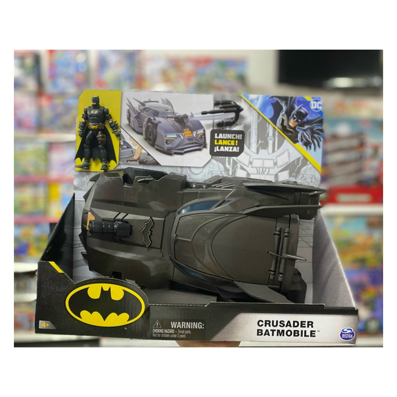 Đồ chơi mô hình nhân vật và xe Crusader Batmobile Playset with ...