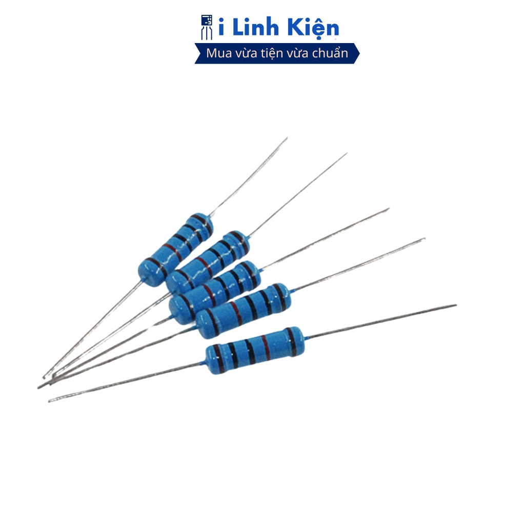 Điện trở vạch 5W 1% 1K - 820K chính hãng ilinhkien