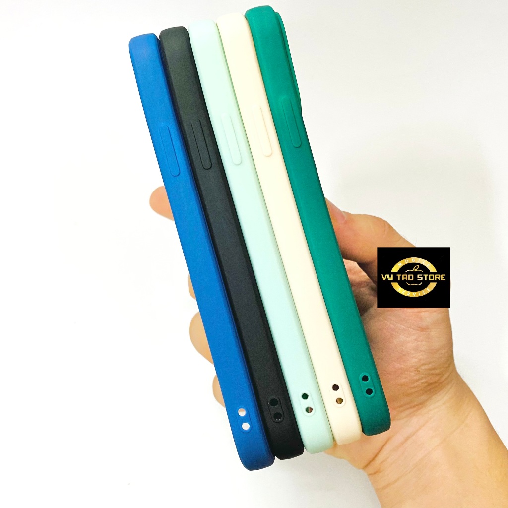 Ốp độ XR lên 13Pro , 14Pro silicon (màu xanh navy , xanh midnight , xanh mint, đen, da)
